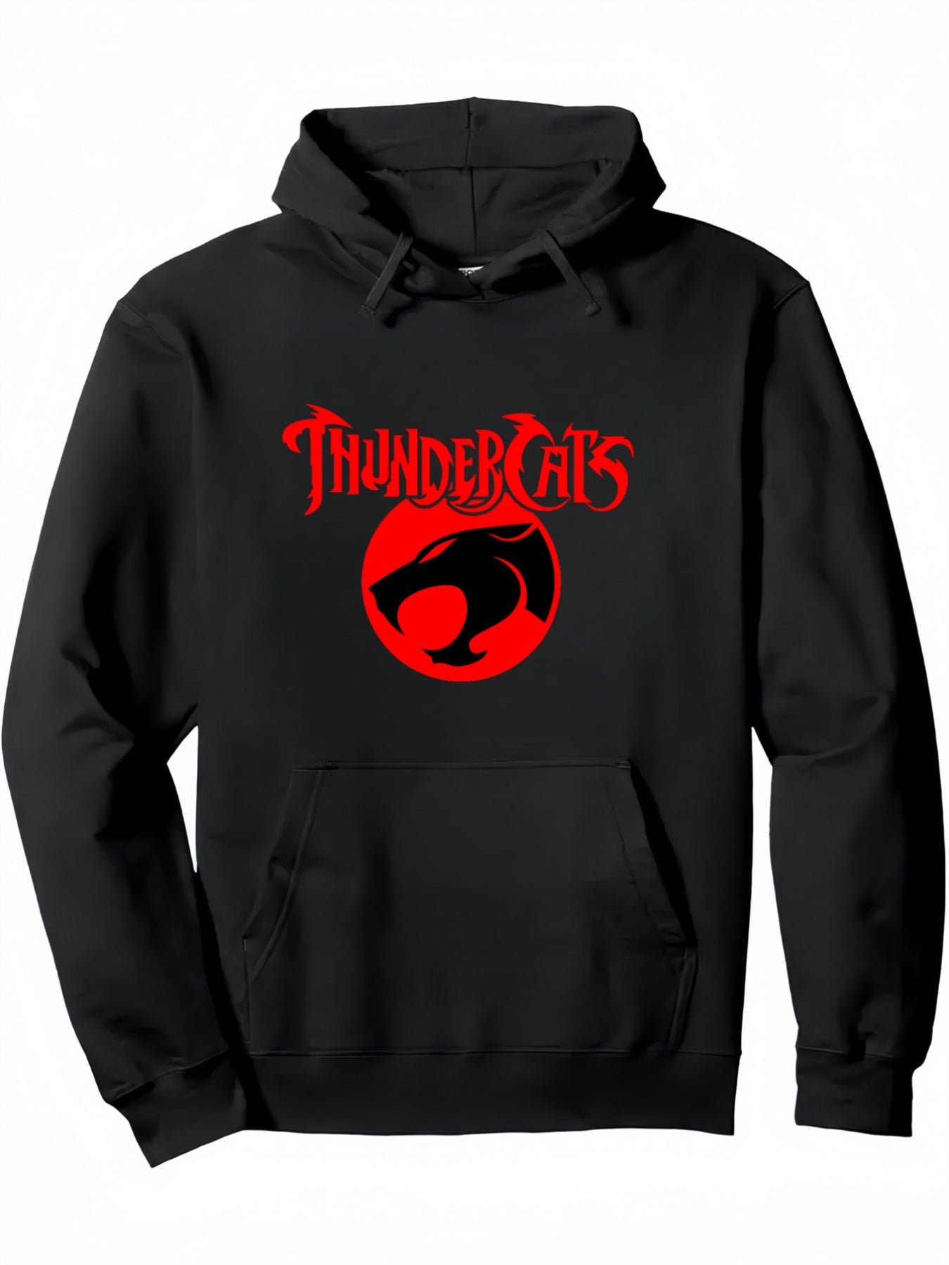 Retro Fashion Brand Thunder Cat Inspired Cartoon Cat Logo Hoodie UNISEX