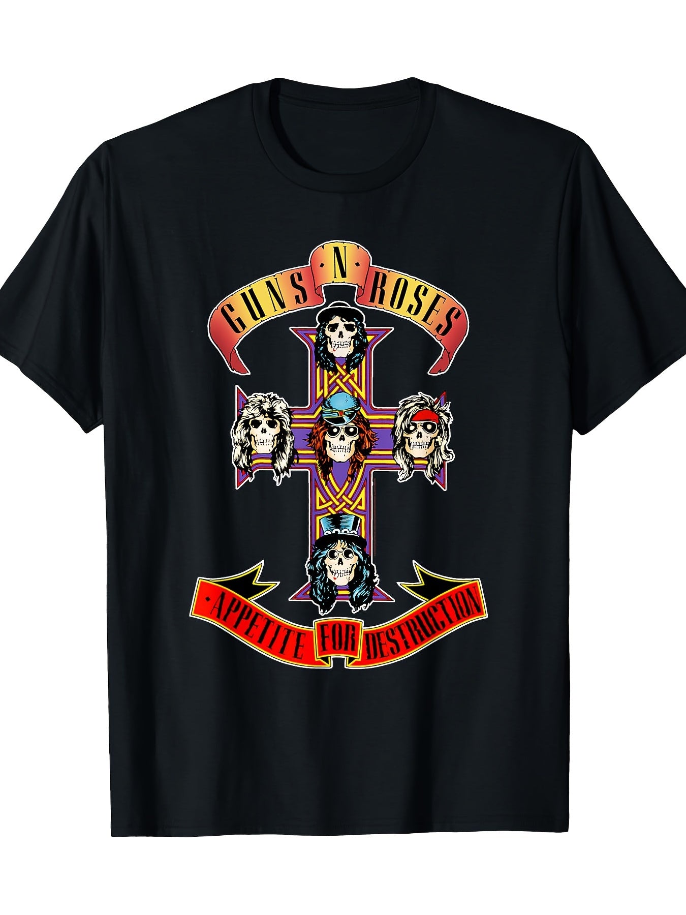 Guns N 'Roses Official Cross T-Shirt