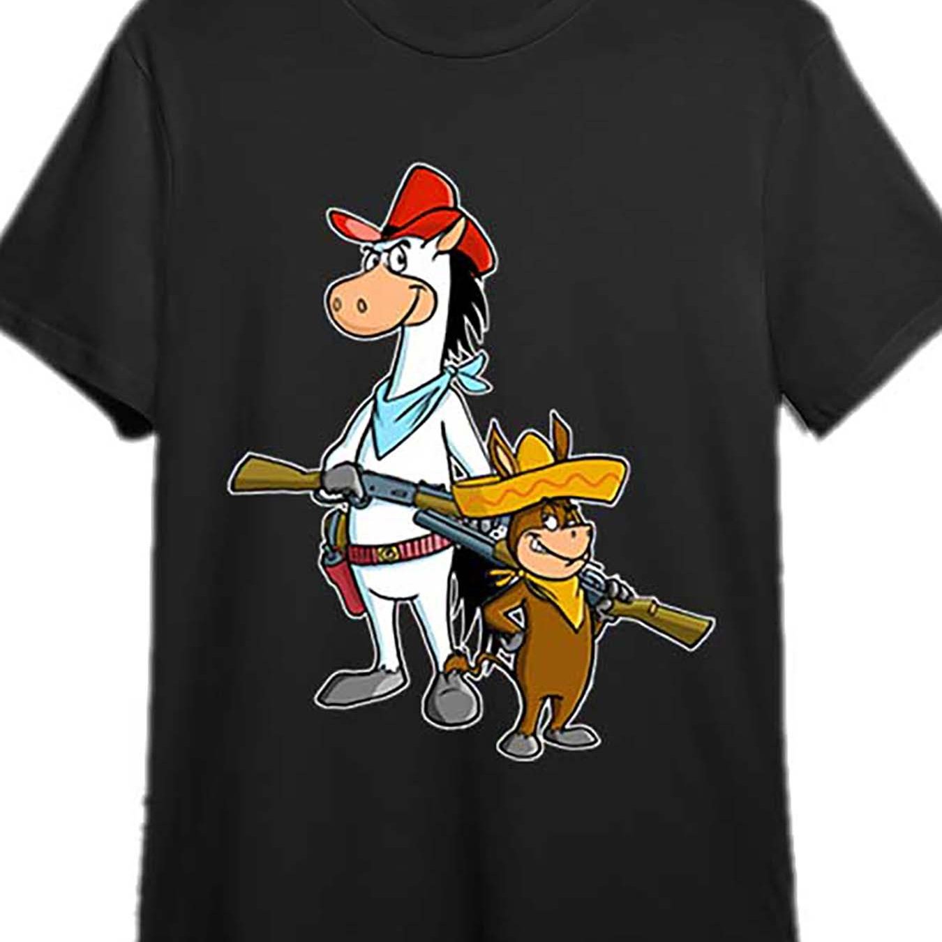 Men's Black Quick Shooter McGraw 339214 Short Sleeve Printed T-shirt