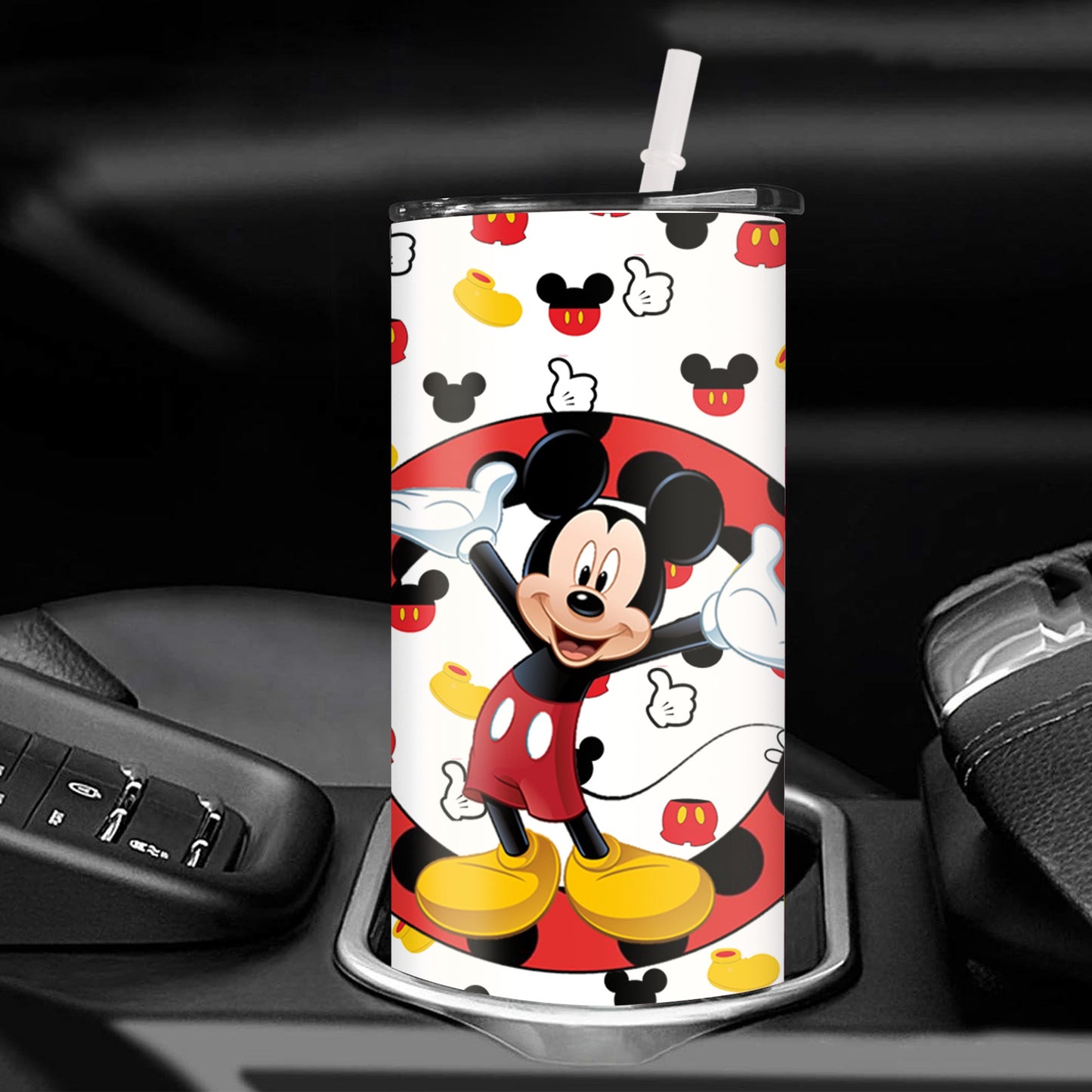 Disney 20oz Stainless Steel Tumbler with Straw, Insulated Water Bottle Featuring Cartoon Characters, BPS Free, Hand Wash Only, Ideal for Home, Office, and Travel Use - Perfect for Christmas and Thanksgiving Gifts