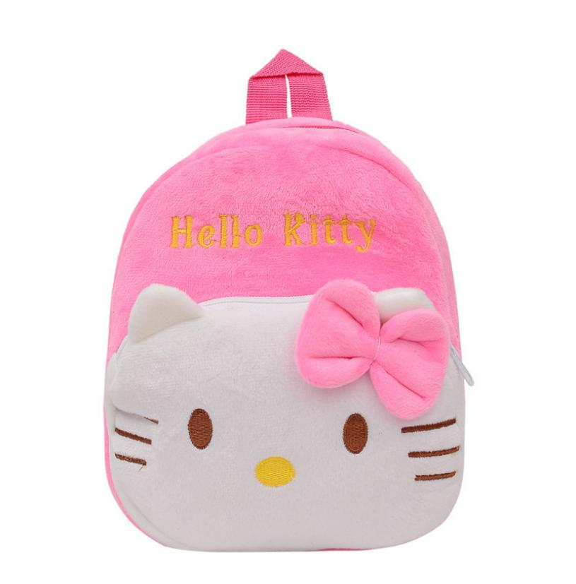 Hello Kitty Plush Mini Backpack – Kids' Kawaii Character Bag