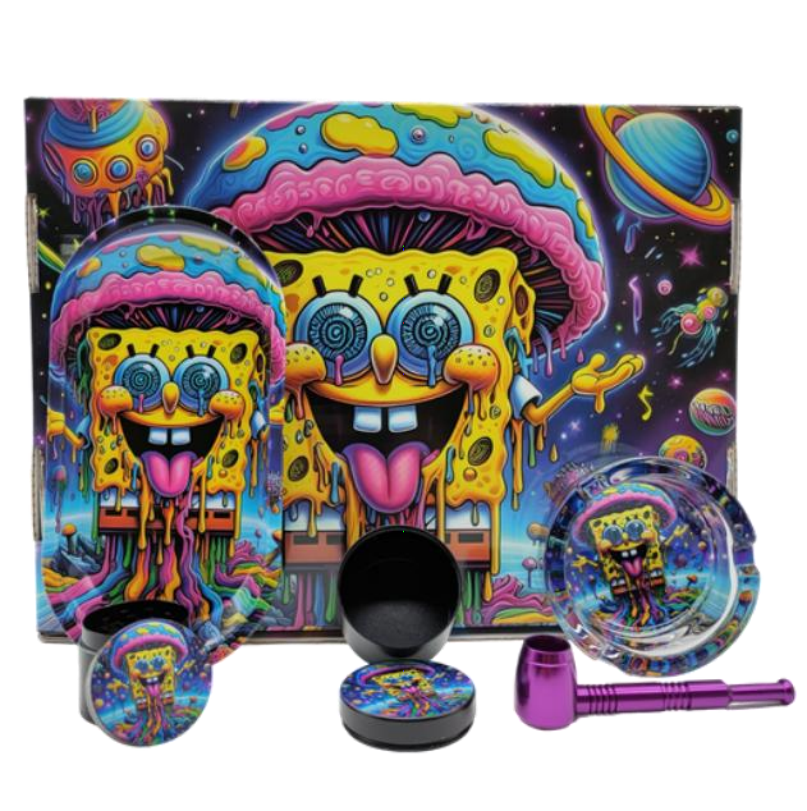 Psychedelic SpongeBob-Themed Smoking Kit