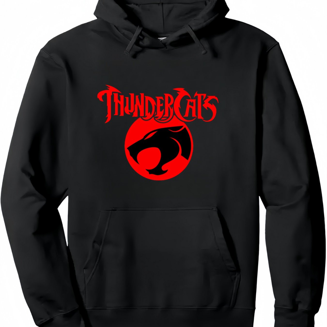 Retro Fashion Brand Thunder Cat Inspired Cartoon Cat Logo Hoodie UNISEX