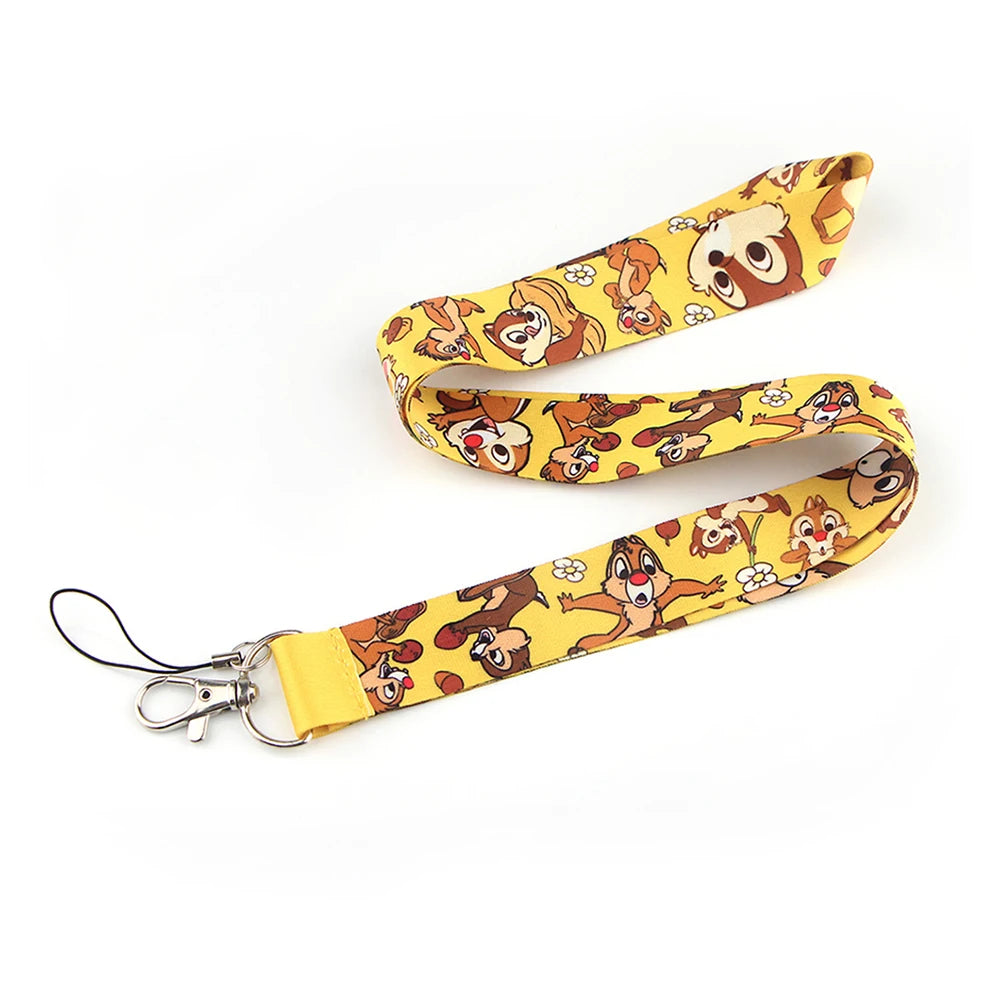 Dineys Chip Dale Squirrels Lanyard