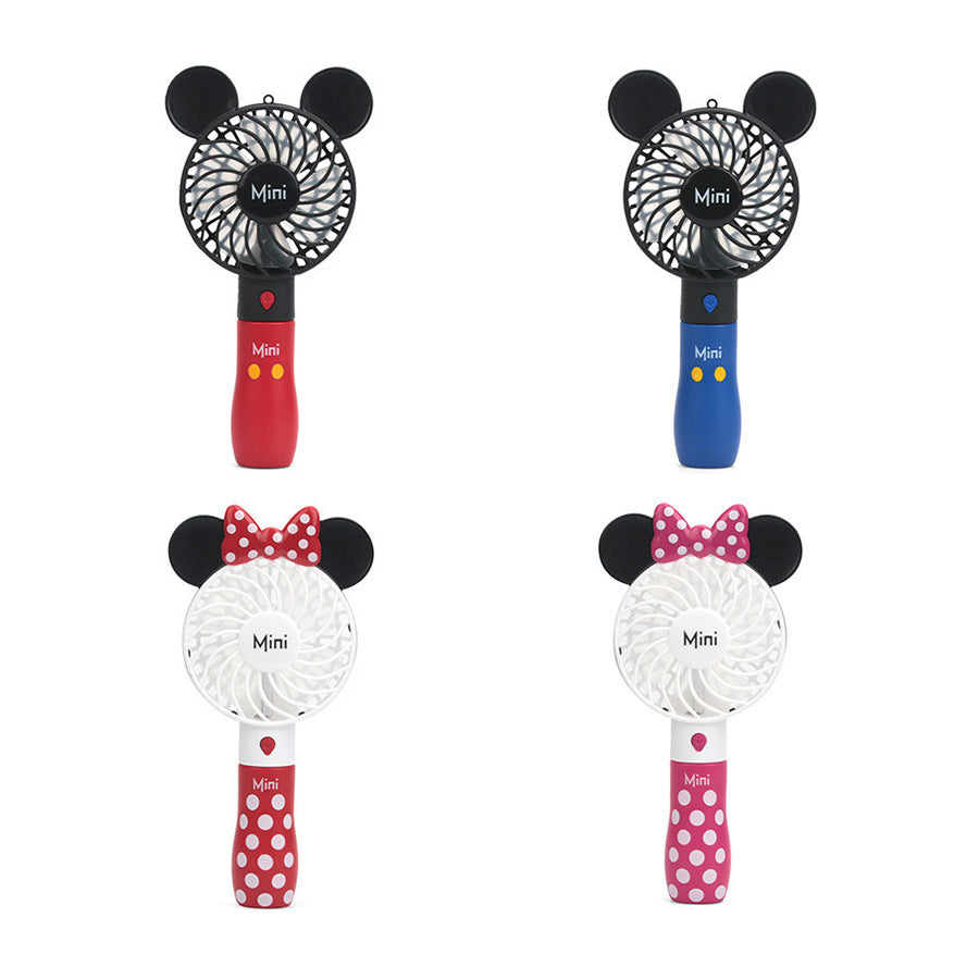 Introducing the Portable Mickey or Minnie Rechargeable fan