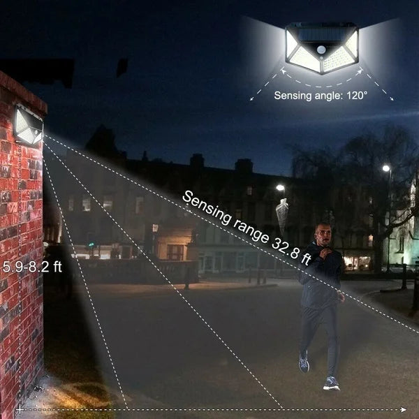 Solar Power Wall Light-Motion Sensor Waterproof