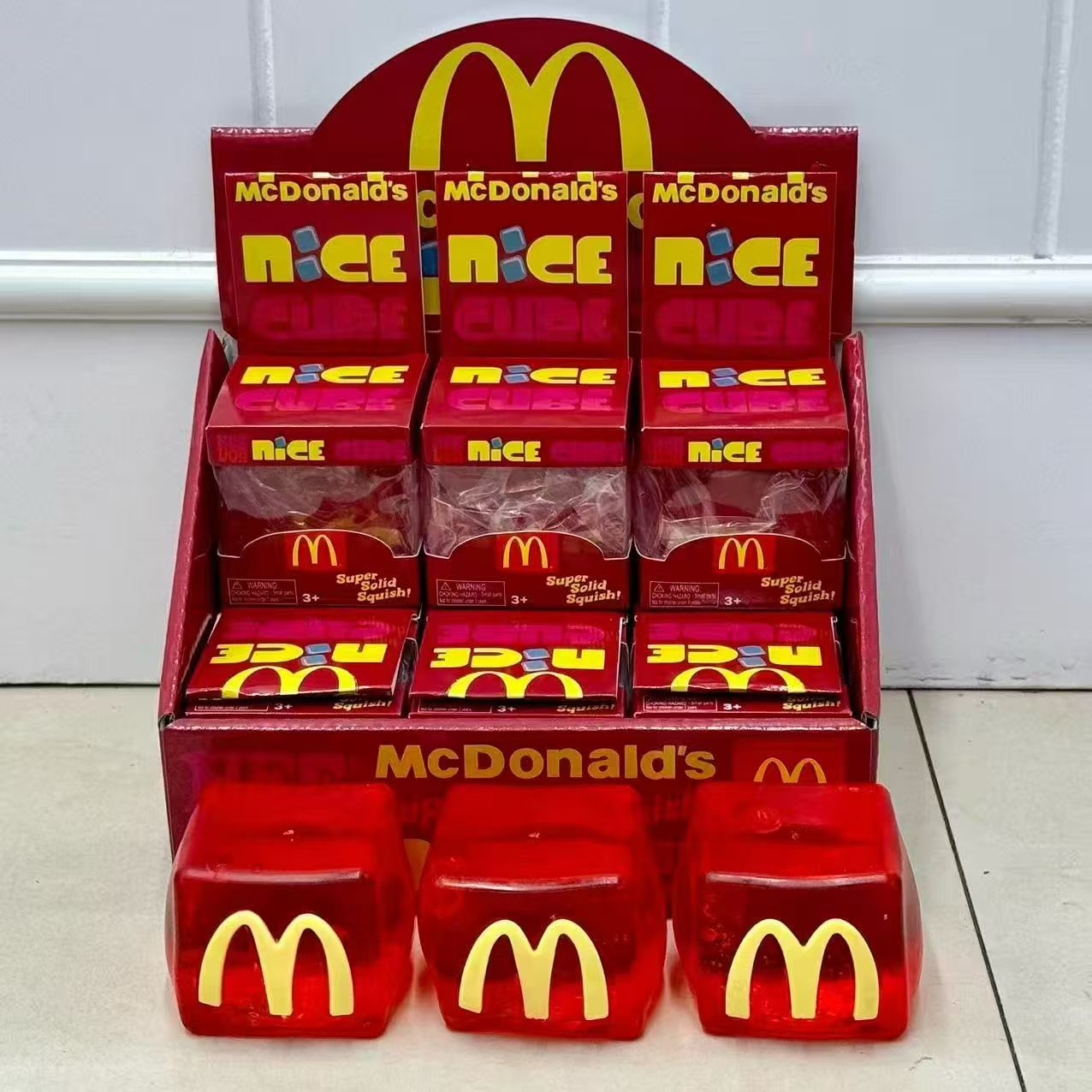 McDonald's Nice Ice Cube Super Solid Squish Toy