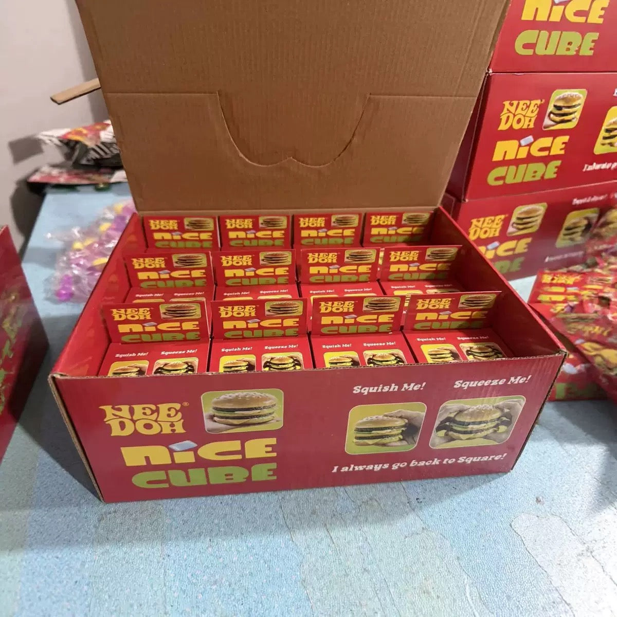 NEE DOH McDonald's Burger Squeeze Toy Rubber, Stress-relieving, Slow-rebound, Food-themed Toy