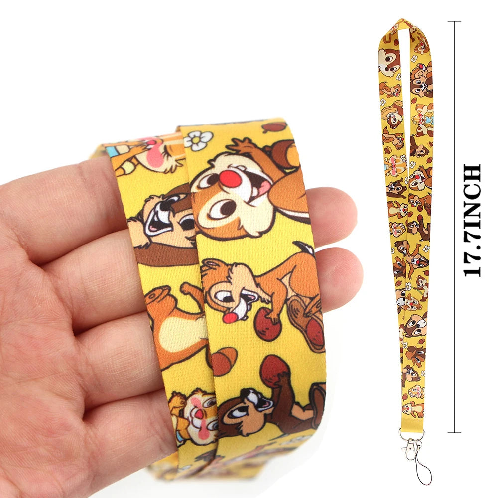 Dineys Chip Dale Squirrels Lanyard