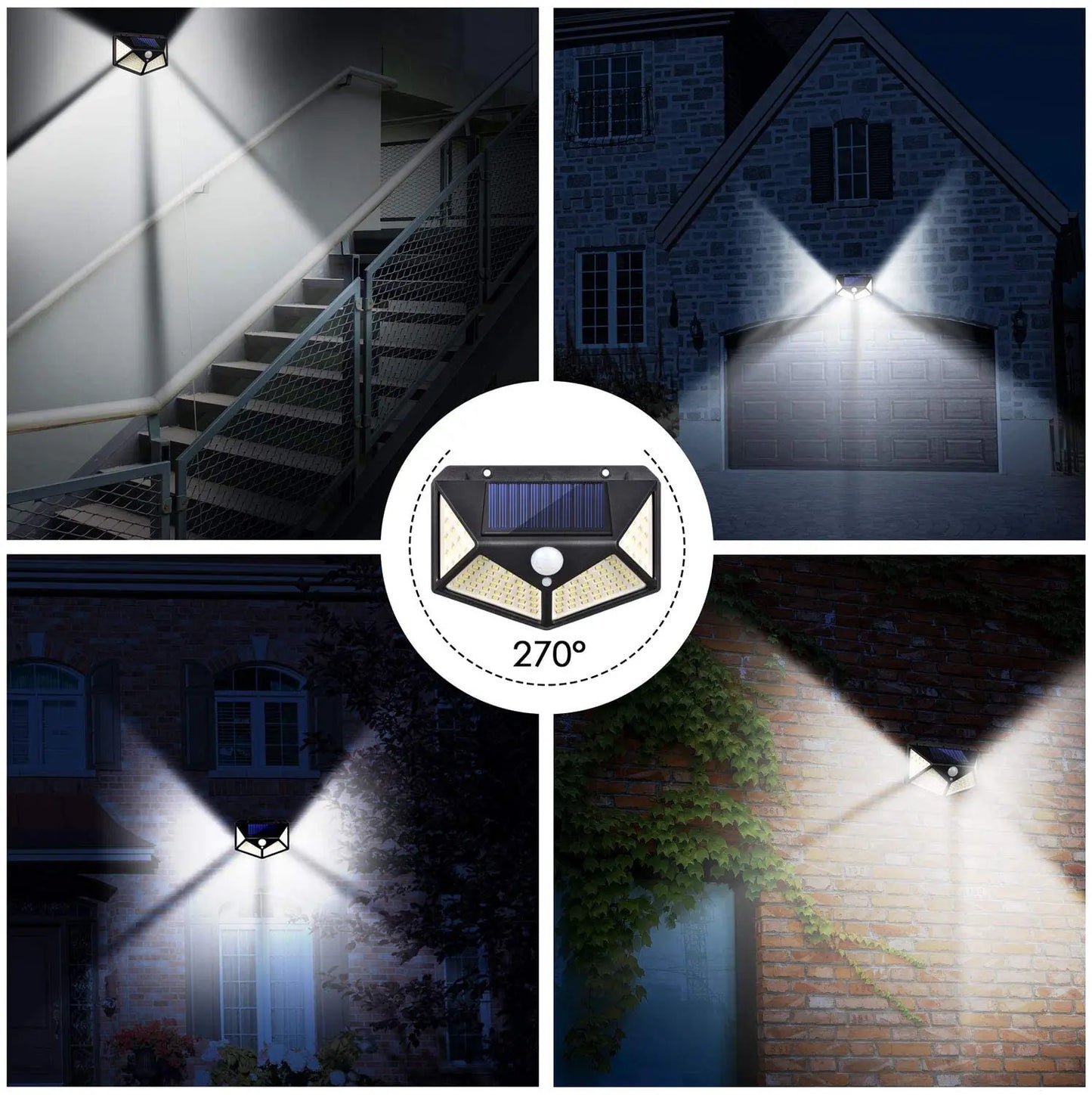 Solar Power Wall Light-Motion Sensor Waterproof