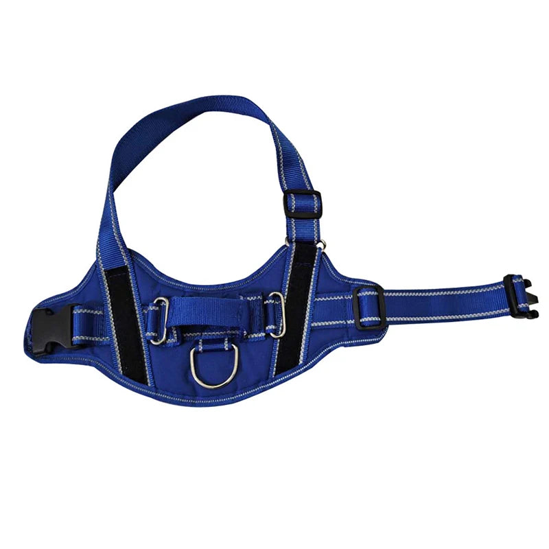 Nylon Dog Harness Personalized Reflective Pet K9 Harness For Small Medium Large Dogs Breathable Mesh Pad Dog Harness No Pull