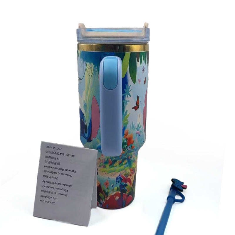 đ§” 40 oz Stitch Stanley Tumbler â Collectorâs Gift Box Edition- LT BLUE
