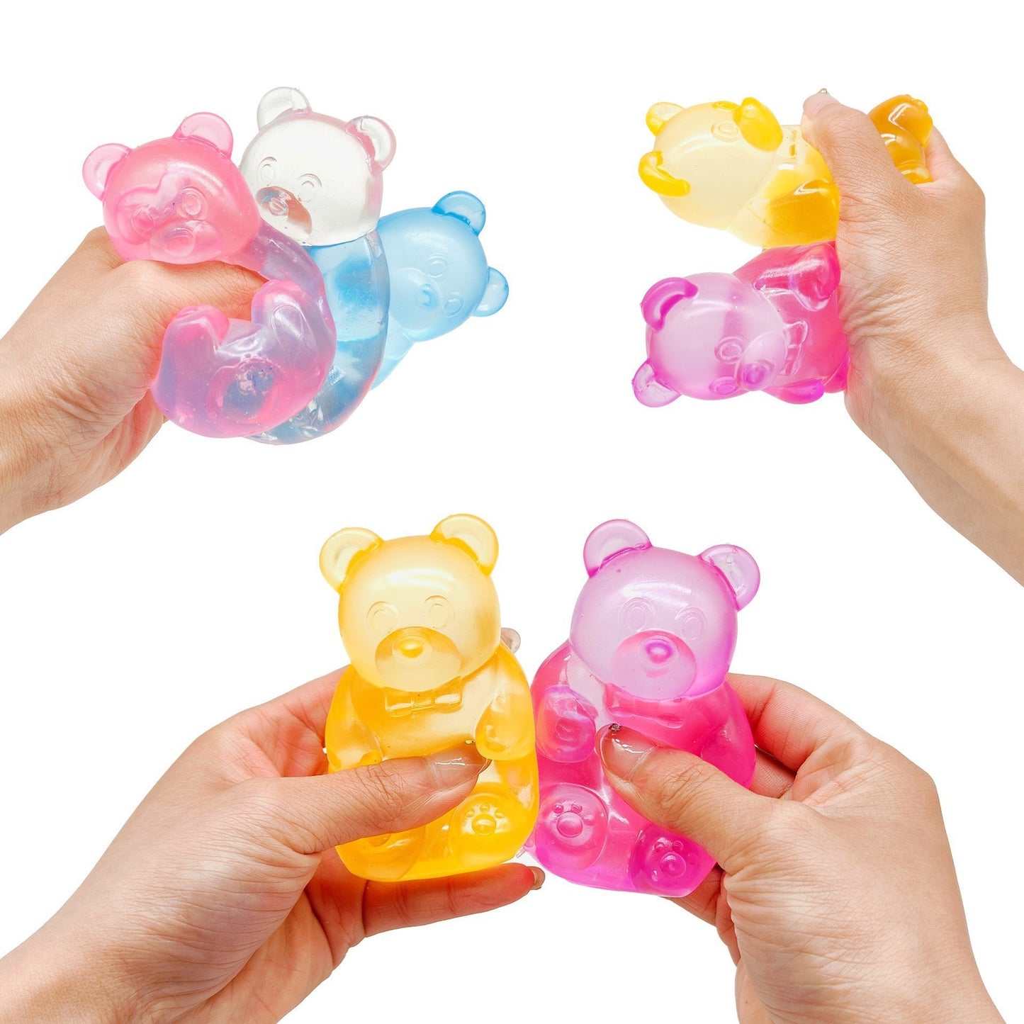 Gummy Bear Squish Toys – 12-Pack Display Box
