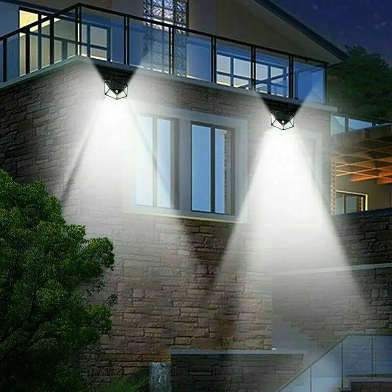 Solar Power Wall Light-Motion Sensor Waterproof