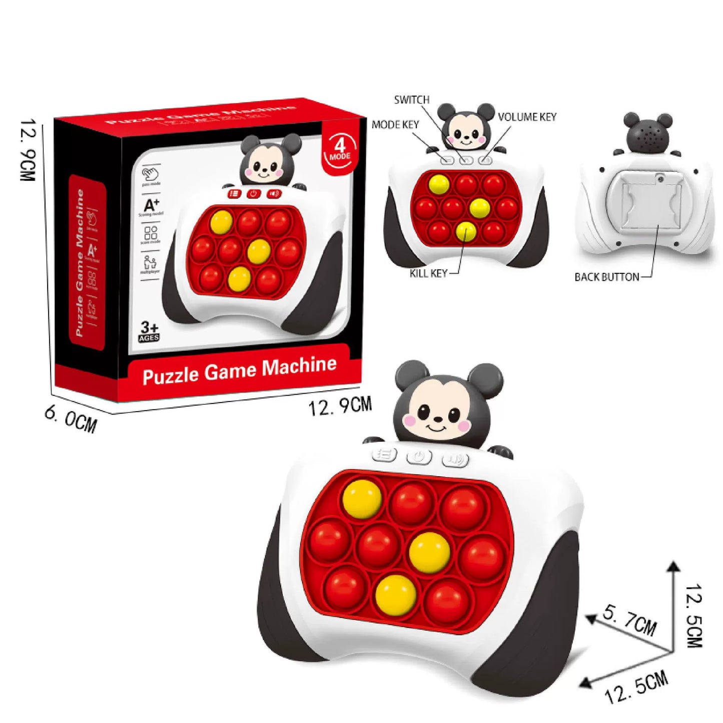 Handheld 3-Year-Old Baby Squeezing Toy Girl Whac-a-Mole