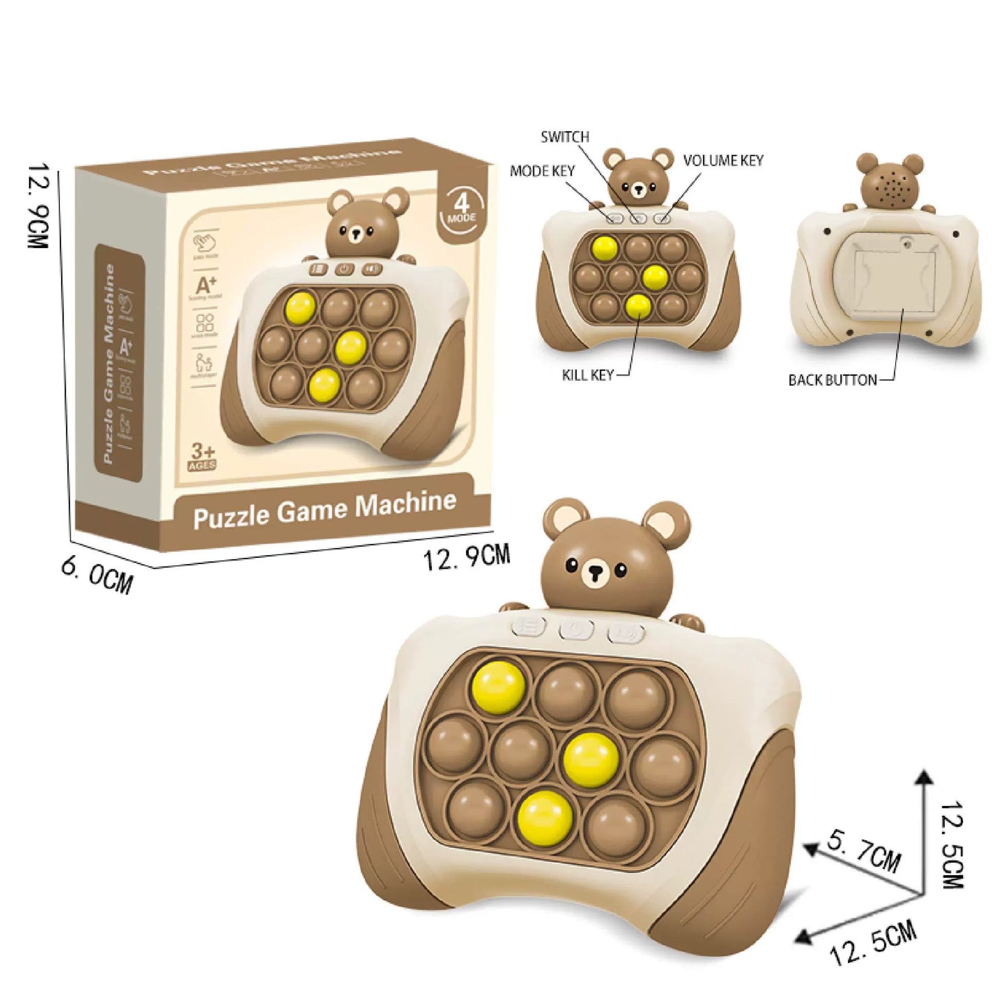 Handheld 3-Year-Old Baby Squeezing Toy Girl Whac-a-Mole
