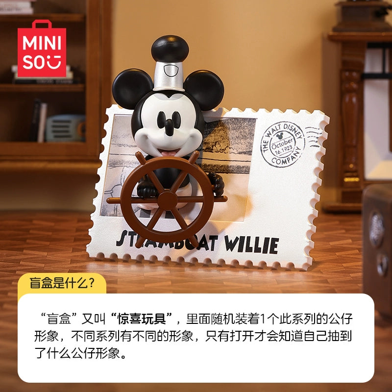 Disney 100 Th Anniversary Retro Stamp Blind Box Refridgerator Magnets