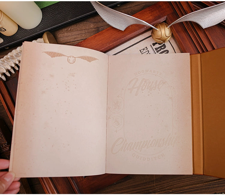 Harry Potter Hard Leather Hinge Thread-Mounted Diary