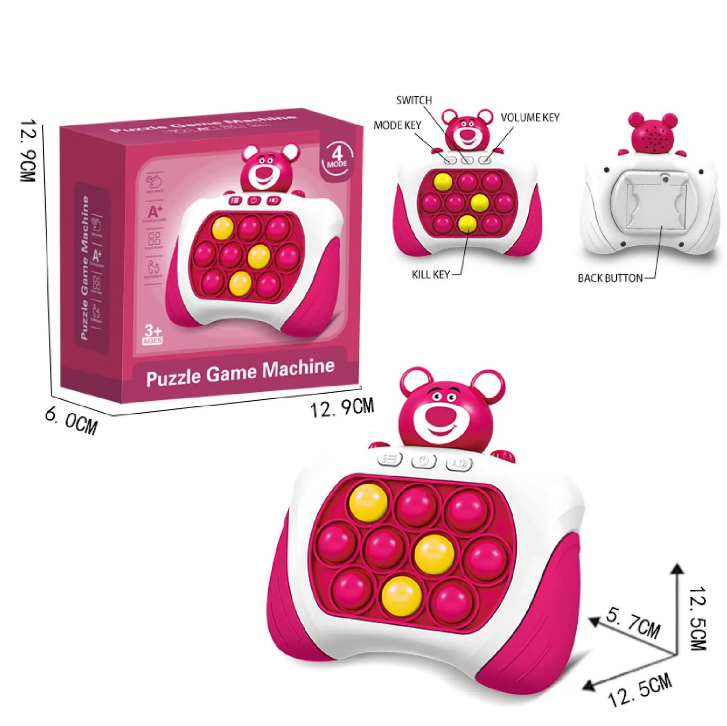 Handheld 3-Year-Old Baby Squeezing Toy Girl Whac-a-Mole
