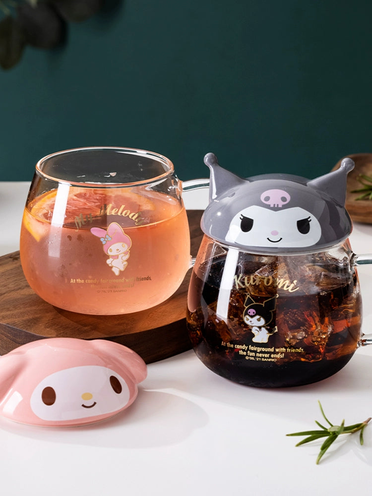 Hello kitty Glass with Handlet Drinking Cup