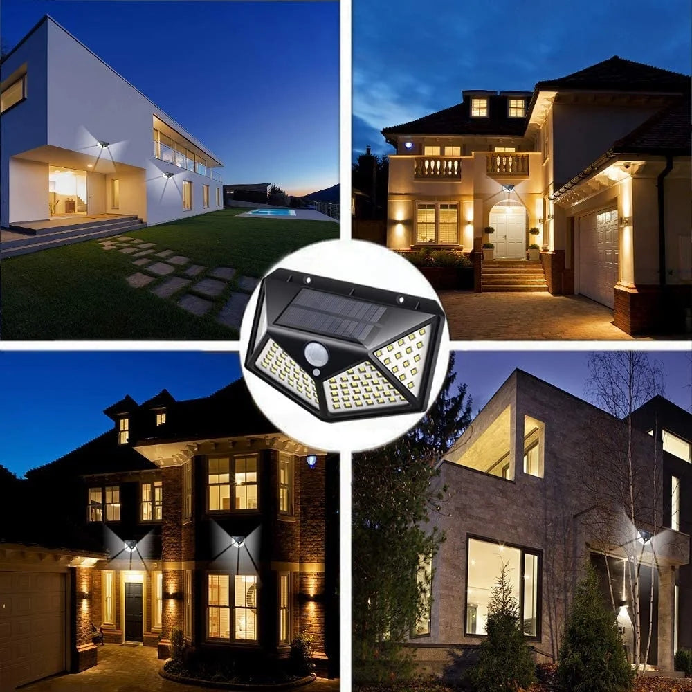 Solar Power Wall Light-Motion Sensor Waterproof