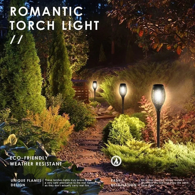 Solar Flame Torch Light