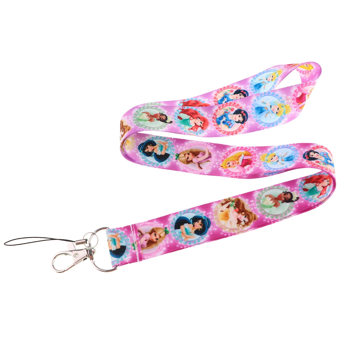Disneys Princess Keychains Lanyard