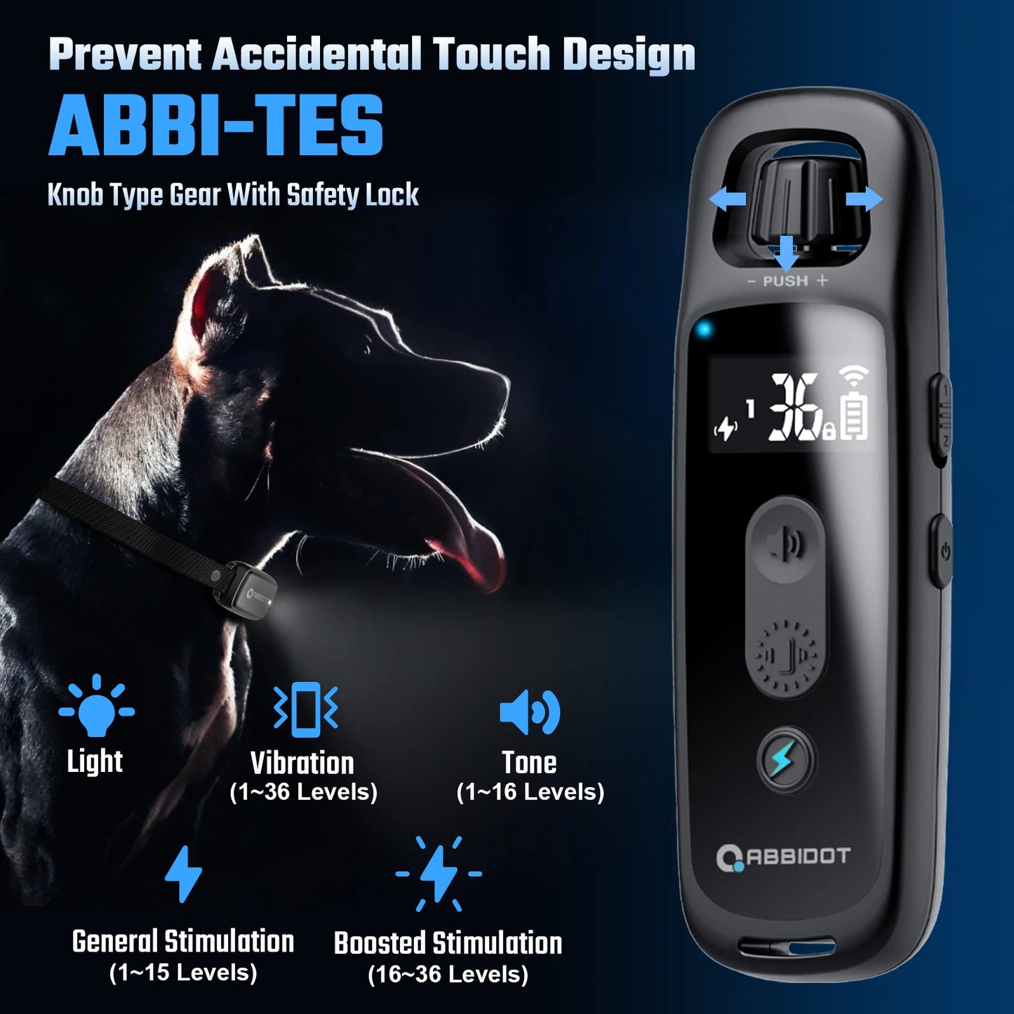 ABBIDOT T30 Dog Training Collar Electric Shock**PET SUPPLIES**