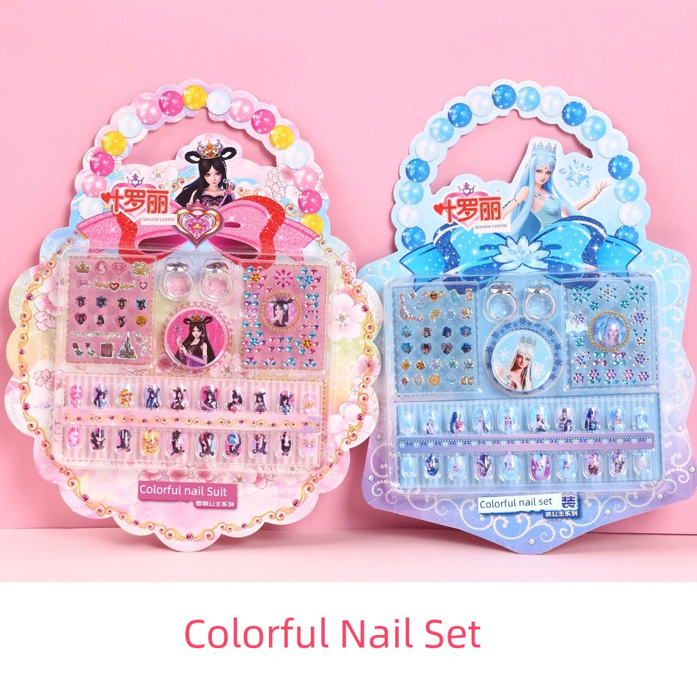 Ye Luoli Ice Princess Gem Girl Toy Nail Sticker