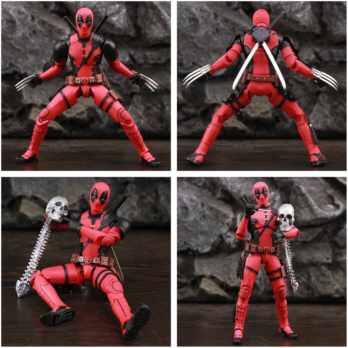 ZD Marvel 2024 Movie Deadpool 3 Deadpool & Wolverine 1/10 8" Action Figure Wade Winston Wilson Howlett Logan Legends Toys