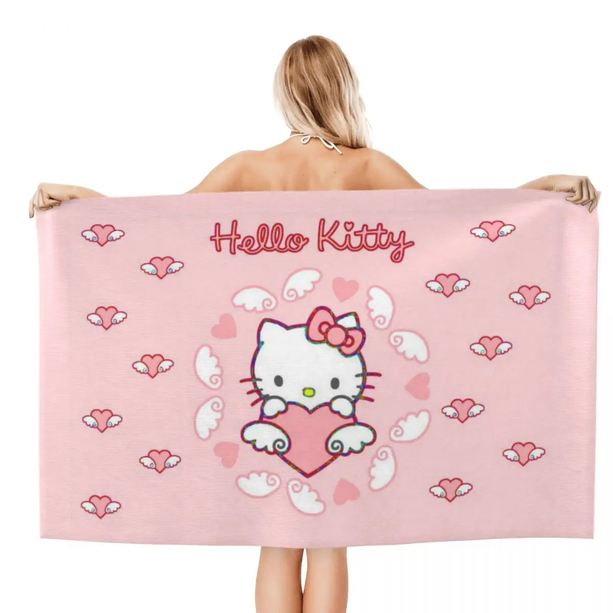 Hello Kitty Cartoon Beach Towel Quick Dry