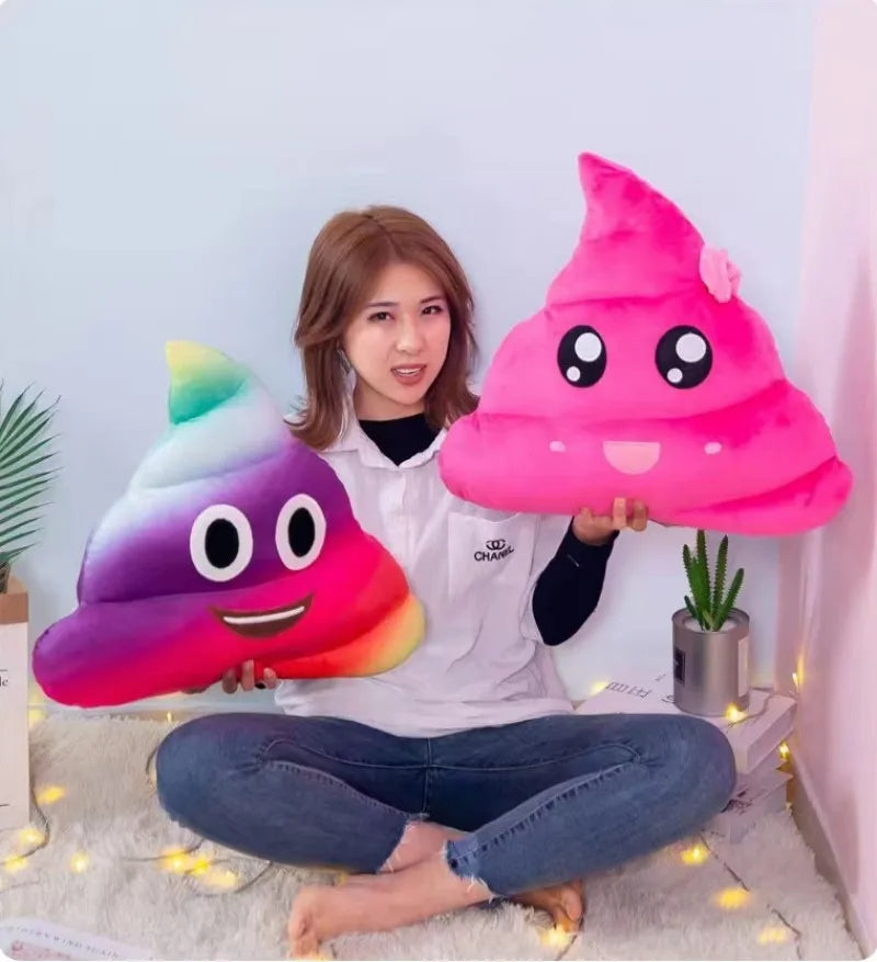 Funny Super Poop Pillow Plush Toy Creative Cute Face Expression Shit Doll Stuffed Toy for Children Kids Birthday Christmas Gifts