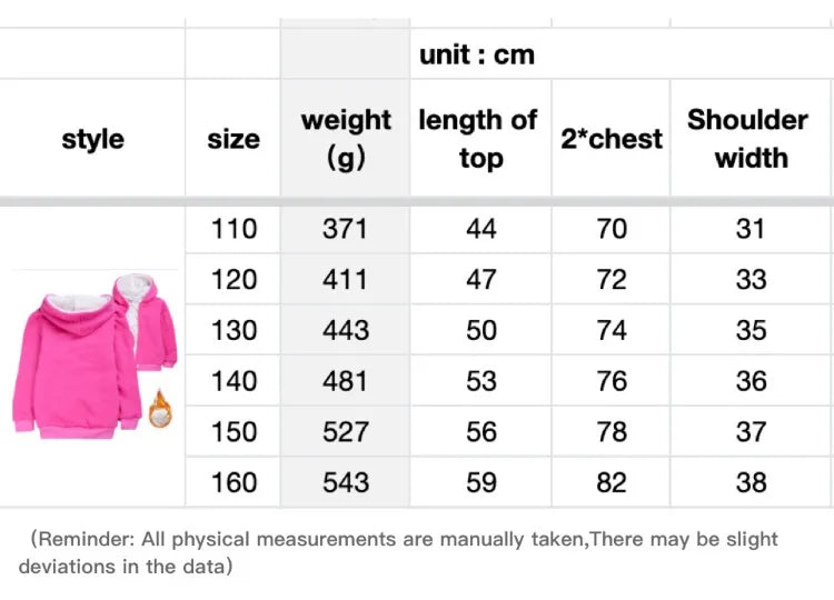 Gorilla Tag Clothes Kids Cartoon Monkey Coats Youth Boys Winter Hooded Zipper Jacket Children Parkas Girls Cotton Warm Outerwear