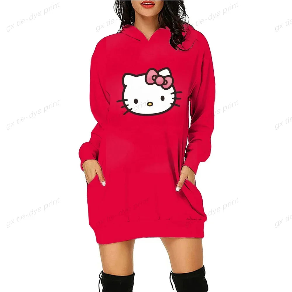 Women Hoodie HELLO KITTY Sweatshirt