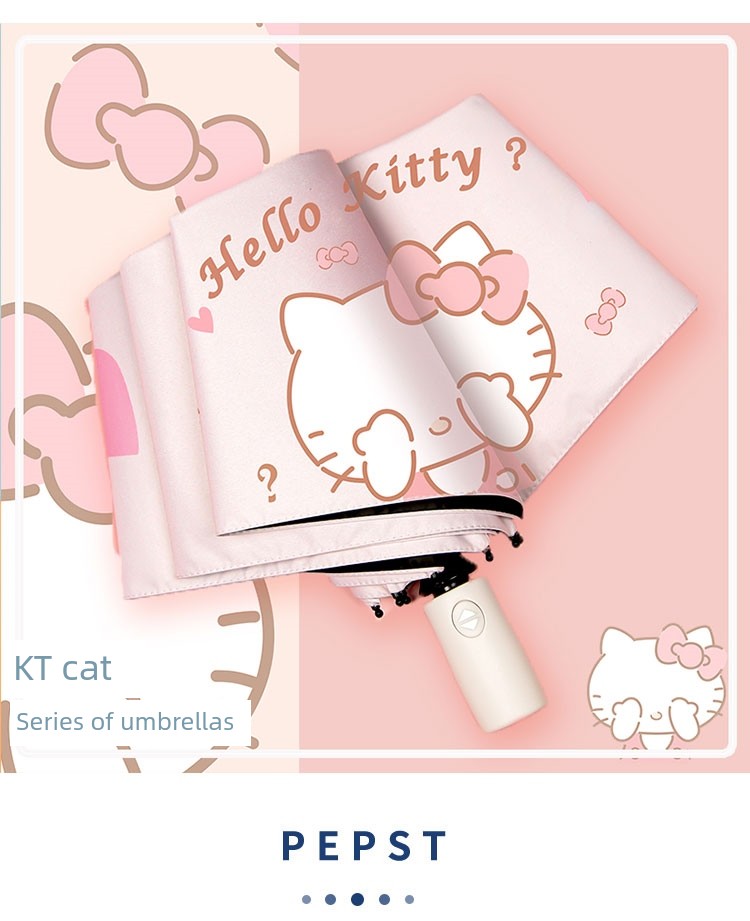 Hello Kitty Elementary School Student Sun-Proof Umbrella
