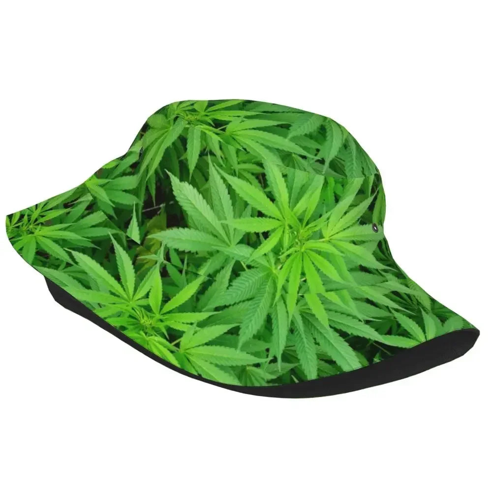 420 Marijuana Cannabis Weed Pot Plants Bucket Hat