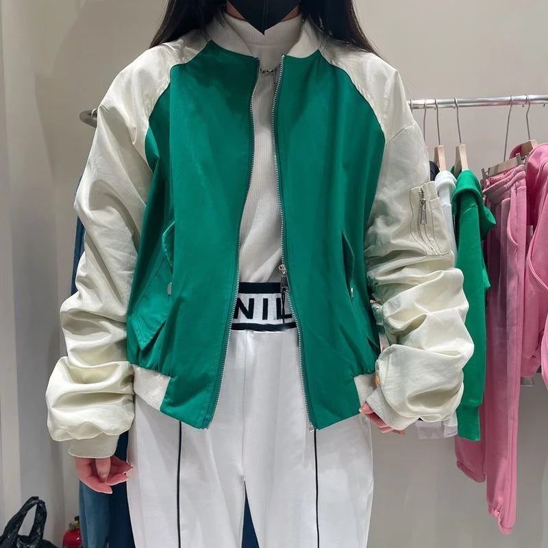 Disney 2022 New Arrival Top Fashion Autumn Cotton Loose Casual Cartoon Mickey Mouse Print Jacket Brand Clothing Zipper Coats