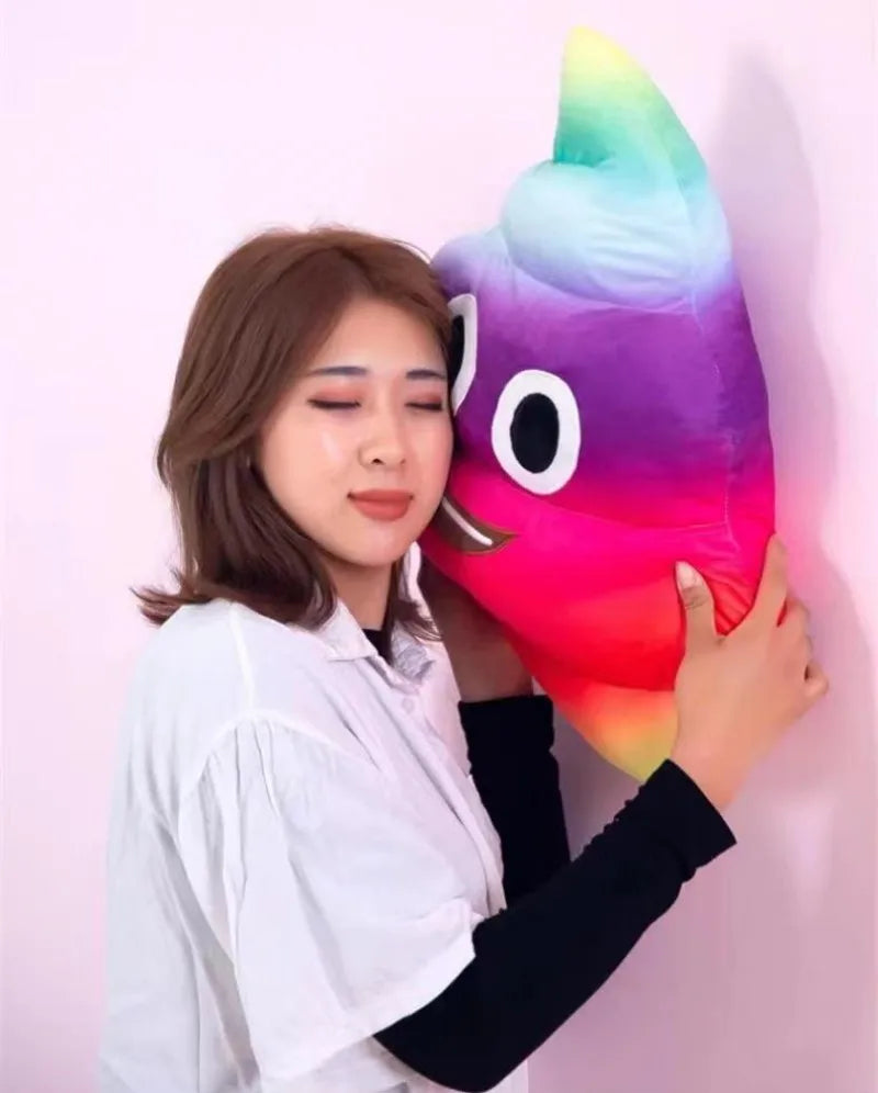Funny Super Poop Pillow Plush Toy Creative Cute Face Expression Shit Doll Stuffed Toy for Children Kids Birthday Christmas Gifts