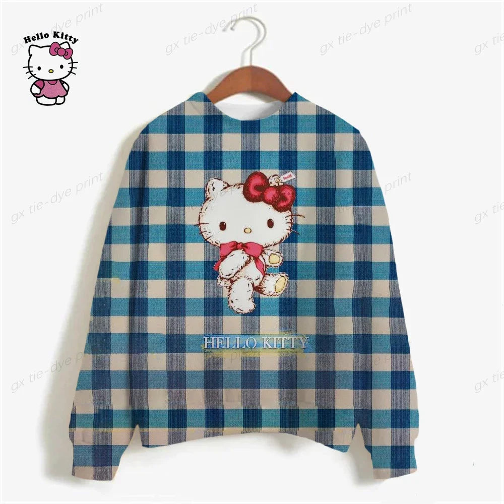 HELLO KITTY Hoodie Casual Long-sleeved Sweatshirt