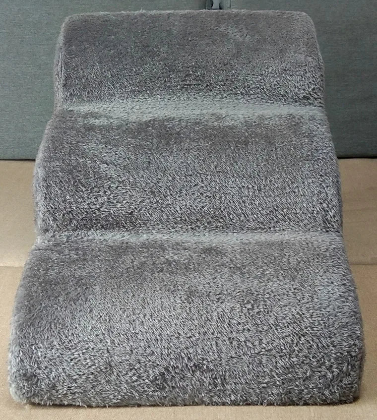 Ramp Stairs Dog Stairs Non-Slip Pet Ramp Stairs Dog Ramp for Bed Pet Dog Steps 3 Tiers Training Stairs Removable and Washable