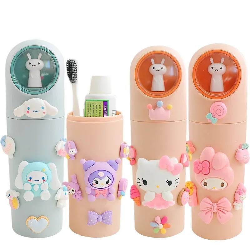 Stitch Mouthwash Cup Storage Box