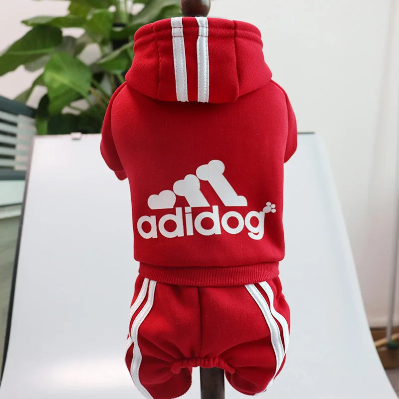 Adidog Dog Clothes Autumn and Winter Sweatshirt.s**PET SUPPLIES**