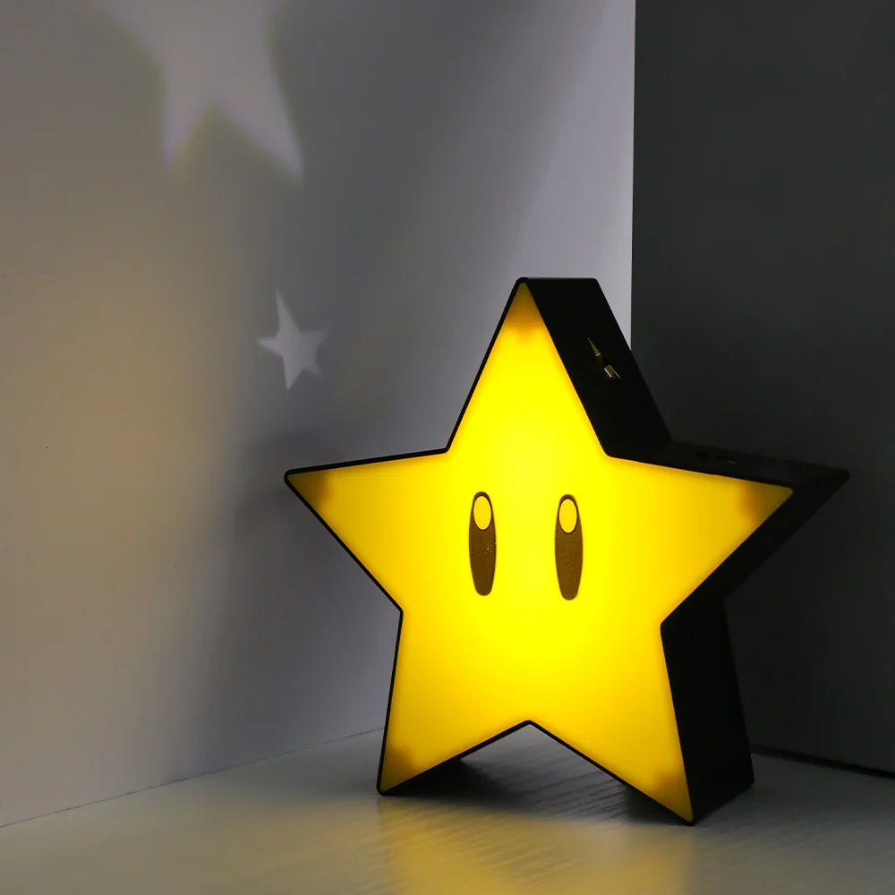 6 Styles Super Mario Bro Figure Light Lamp