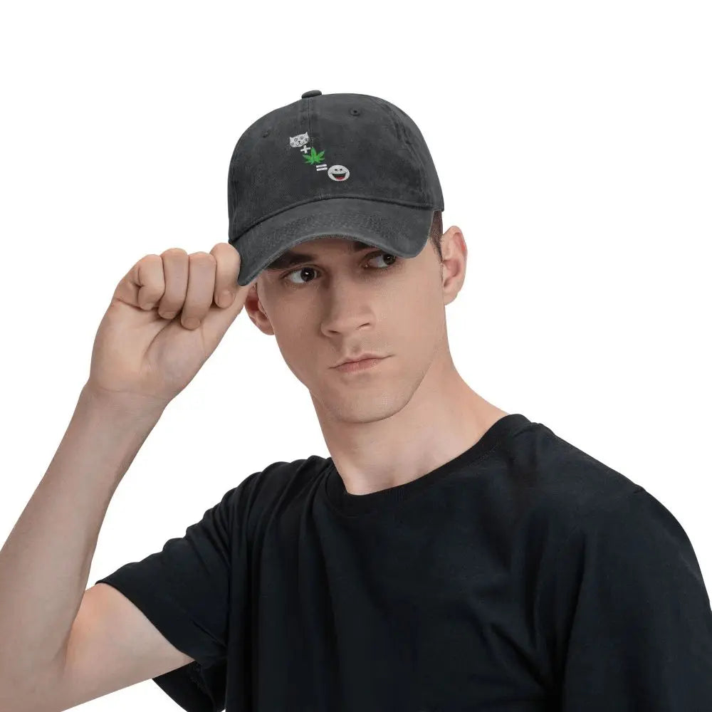 420 baseball hat Make Me Happy