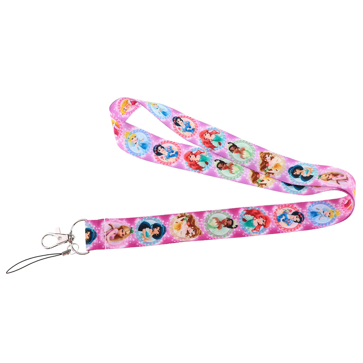 Disneys Princess Keychains Lanyard