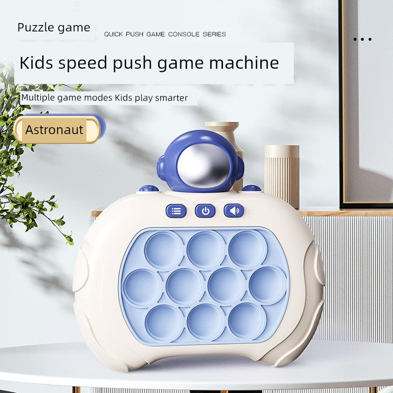 Light Up Pop It Bubble Puzzle Game Machine Quick Push Toys