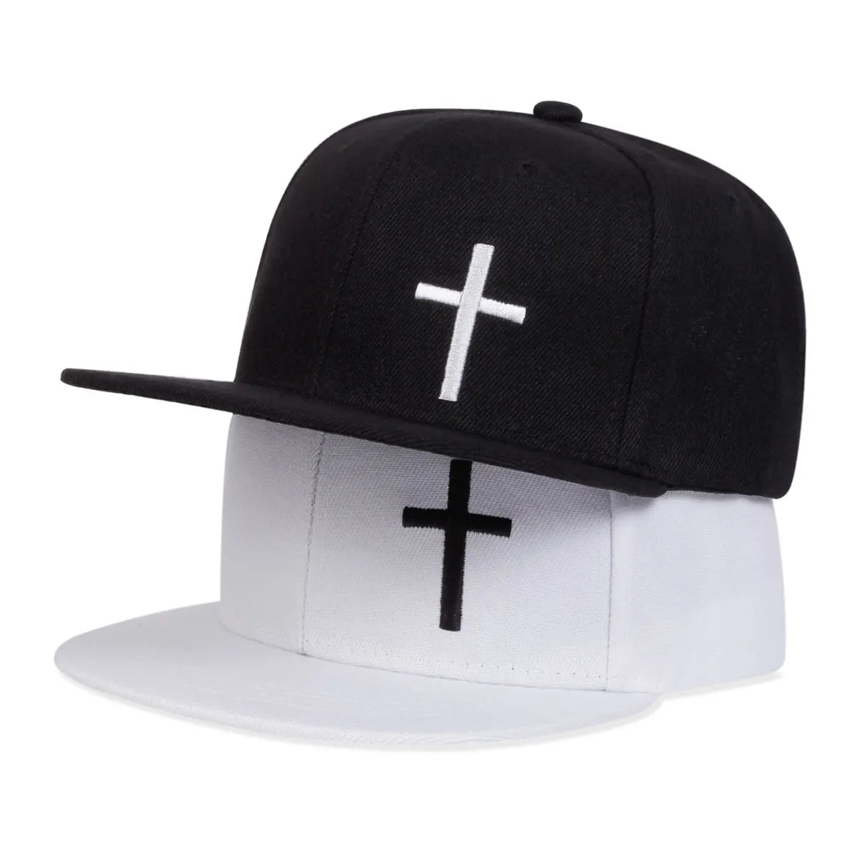 Men's one-piece unisex hat with cross embroidery, suitable for hip hop style, adjustable for outdoor use, provides sun protection, ideal for leisure activities in spring and autumn, travel, tourism, and beach vacations.