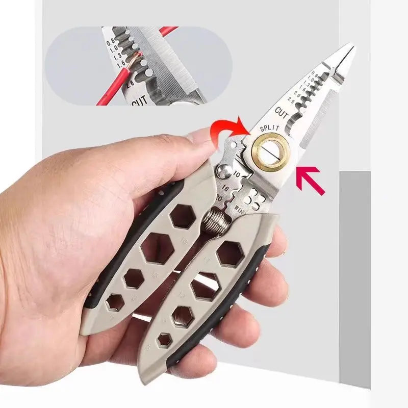 7-inch Multipurpose Wire Stripper - Professional Tool
