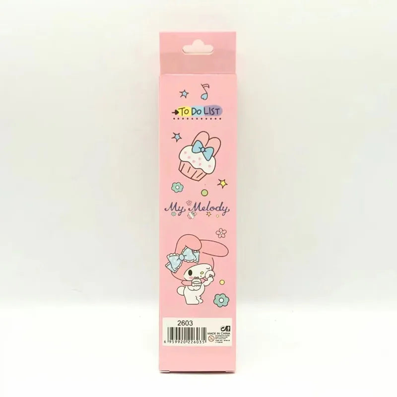 12Pcs Sanrio Pencil Cute Hello Kitty Kuromi Cinnamoroll My Melody Student Stationery School Supplies Student Prize Pencil Gifts