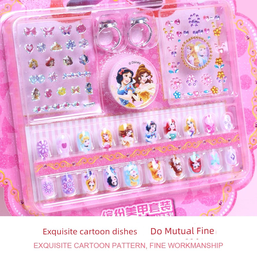 Ye Luoli Ice Princess Gem Girl Toy Nail Sticker